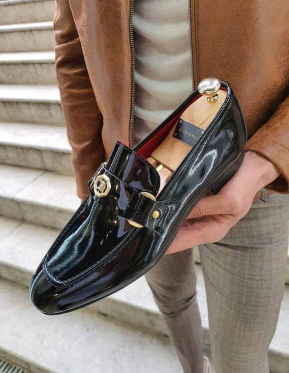Black Bit Penny Loafer by Sardinellistore.com with free worldwide express shipping