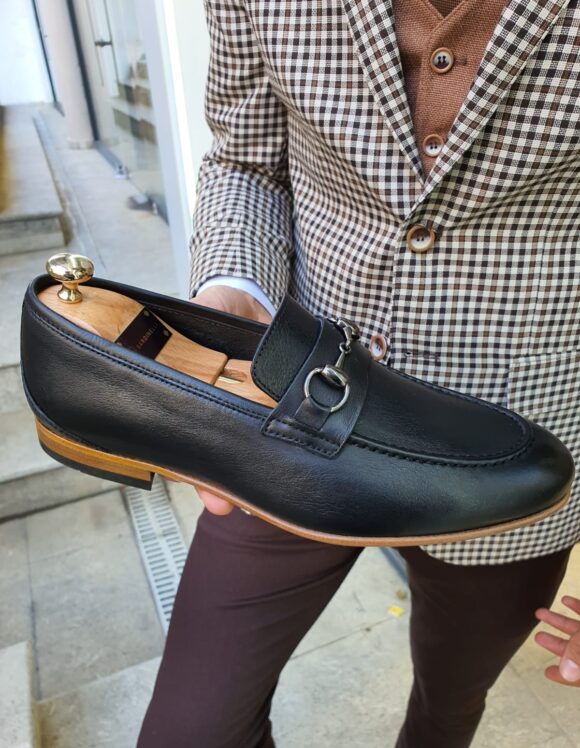 Black Bit Loafer by Sardinellistore.com with free worldwide express shipping
