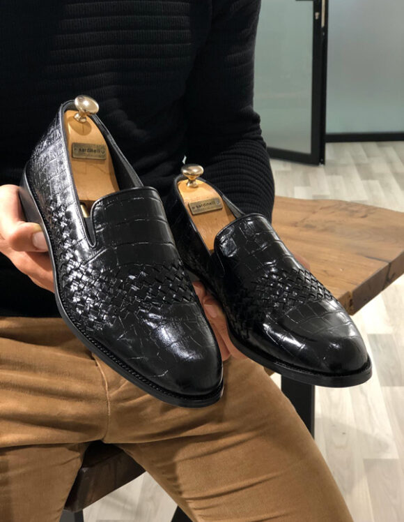 Black Loafers by SardinelliStore.com with Free Worldwide Shipping