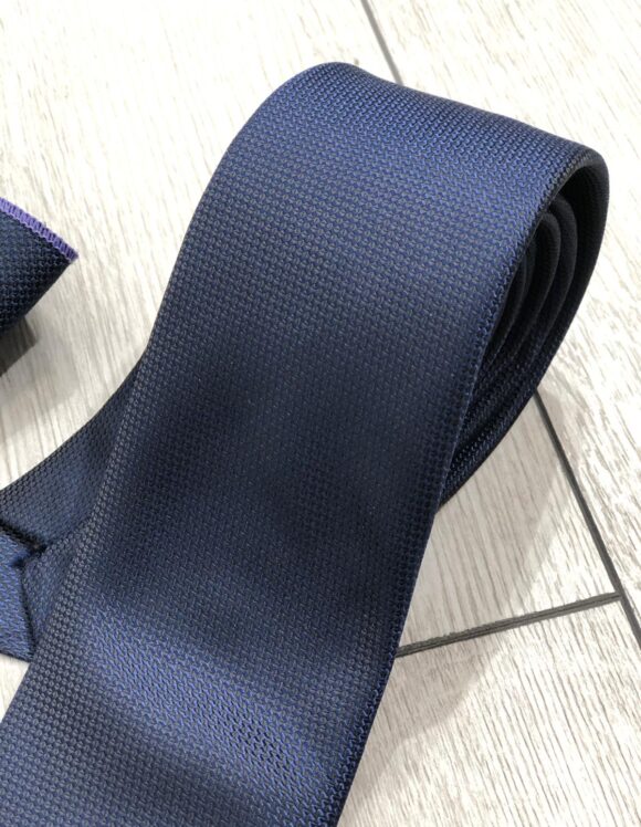 Navy Blue Neck Tie by SardinelliStore.com with Free Worldwide Shipping