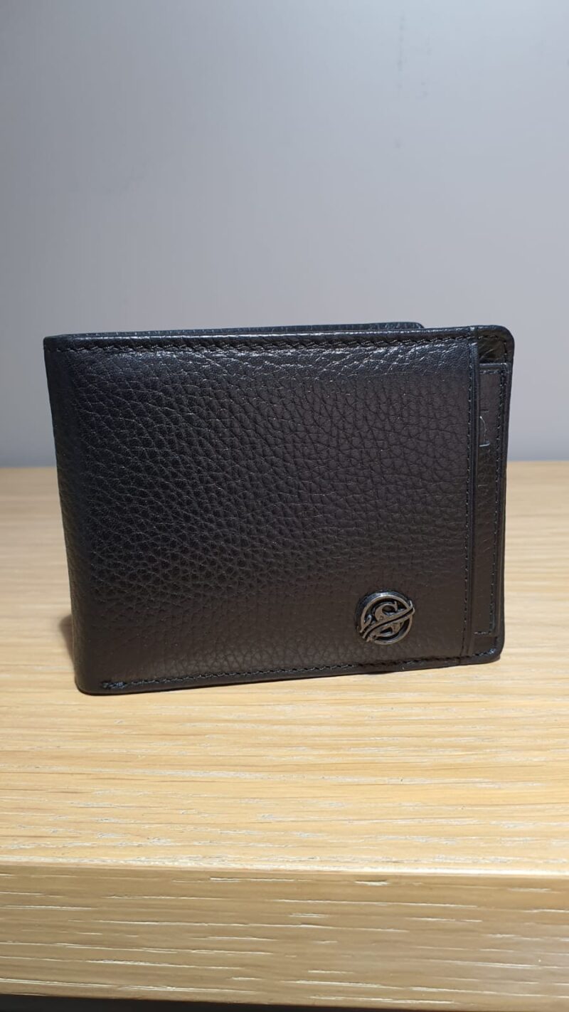 Sardinelli Charlotte Black Leather Wallet
