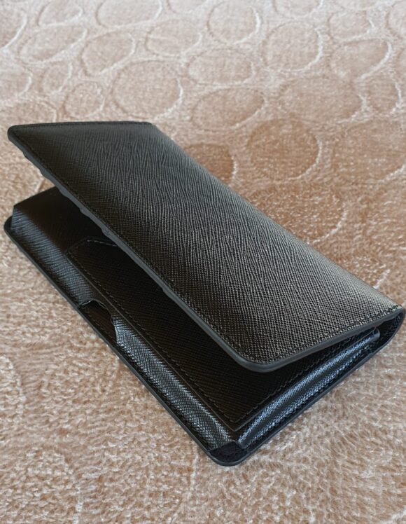 Sardinelli Durham Black Leather Wallet