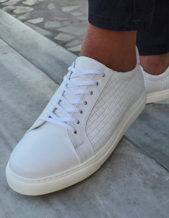 Sardinelli Taranto White Low-Top Sneakers