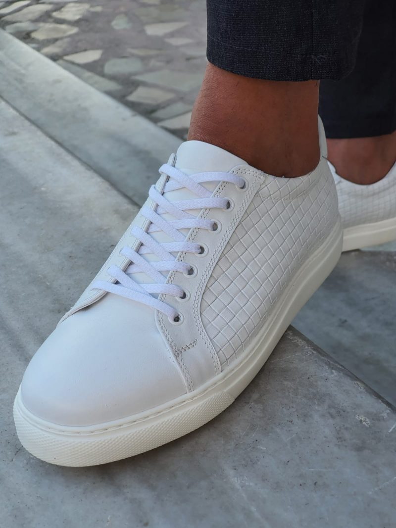 Sardinelli Taranto White Low-Top Sneakers
