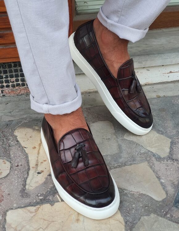 Brown Loafers, Sardinelli Loafers, Tassel Loafers