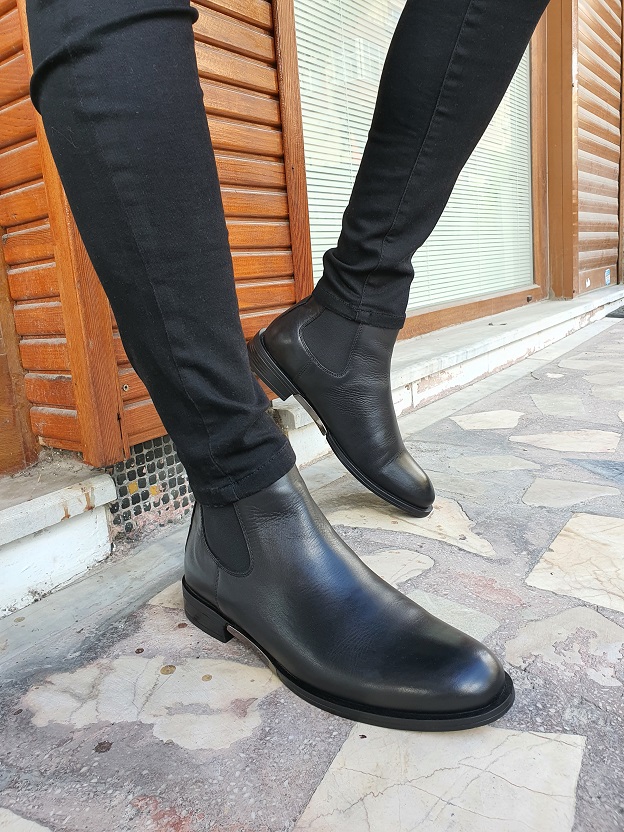 Sardinelli Aarau Black Chelsea Boots