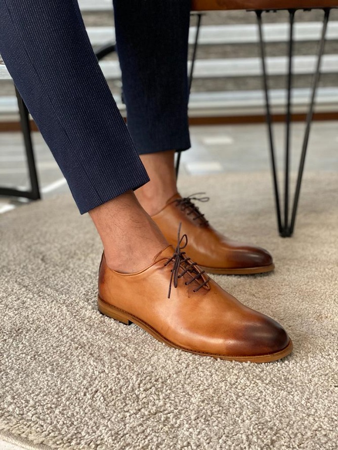 Sardinelli Aarberg Tan Lace Up Oxford Shoes