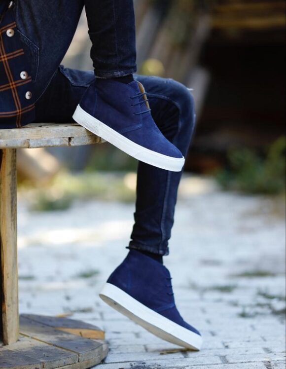 Sardinelli Patras Blue Ankle Boots